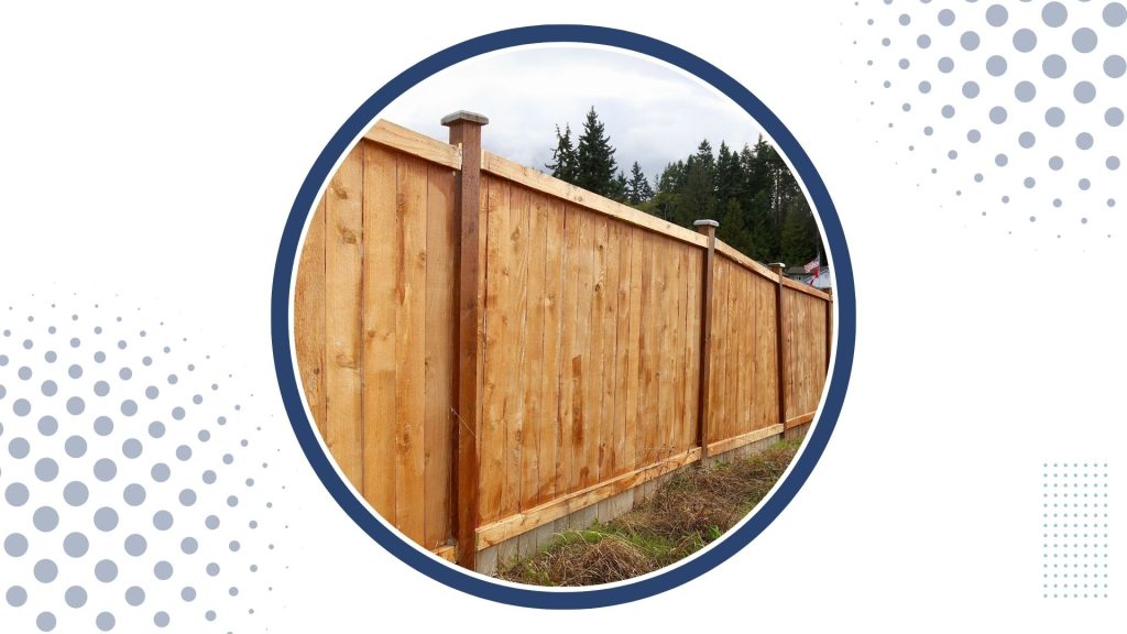 Homeowner reviewing different fence styles for a Simpsonville property